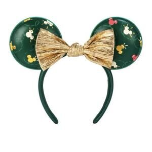 Disney Parks Mickey Icon Holiday Lights Ear Headband